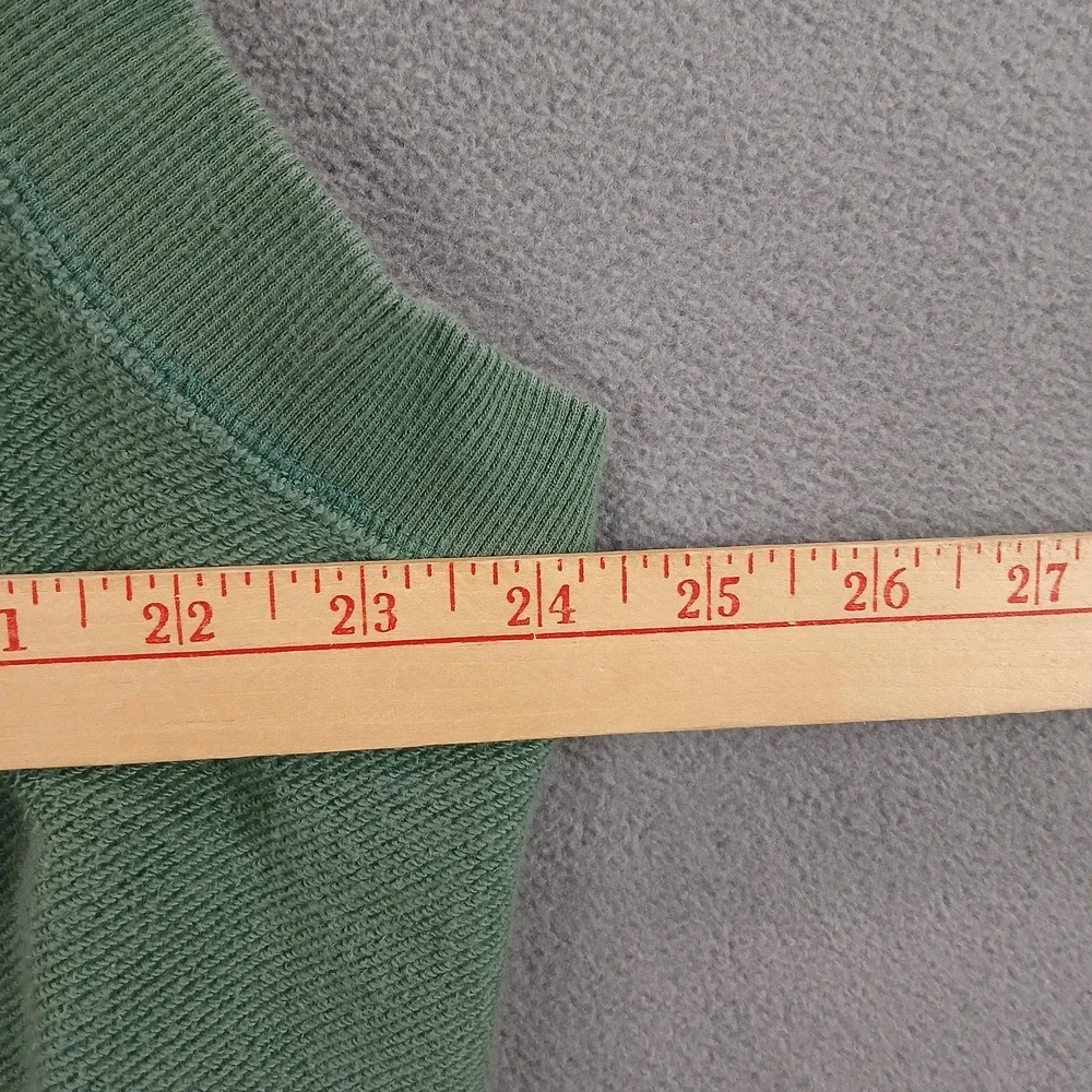 Reebok Golf‎ Tank Sweater Mens Large Green Cotton Tight Knit V Neck Performance